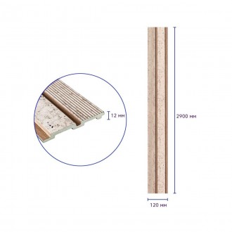 Стеновая рейка представляет собой элемент для отделки внутренних стен в интерьер. . фото 3