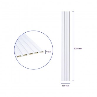  Стеновые рейки WPC
 Описание: Стеновые рейки WPC – строительный материал для вн. . фото 4