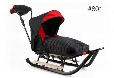 Санки GIGI Smart Line Plus Черно-красный # 801. Львів. фото 1 Санки GIGI Smart Line Plus Черно-красный # 801. Львів. фото 1