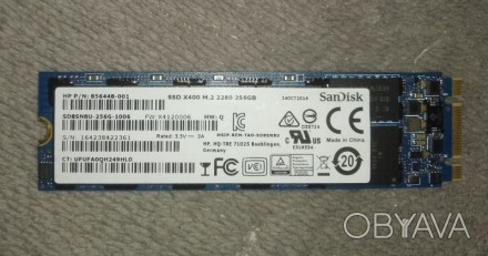 Накопитель SSD Sandisk 256Gb X400 
SSD б.у рабочий без
дефектов. Смарт на фото. . фото 1