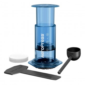 Аэропресс для приготовления кофе, AeroPress Clear Blue
Аэропресс - это идеальное. . фото 5