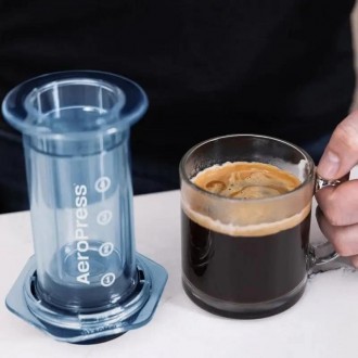 Аэропресс для приготовления кофе, AeroPress Clear Blue
Аэропресс - это идеальное. . фото 4