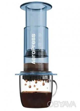 Аэропресс для приготовления кофе, AeroPress Clear Blue
Аэропресс - это идеальное. . фото 1