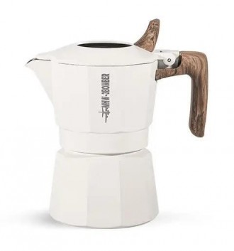 Кофеварка гейзерного типа MHW-3BOMBER Double Valve Moka Pot 1 cup, для кофе, Бел. . фото 2