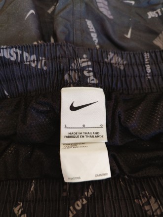 В продажу ОРИГІНАЛЬНІ демисезонні чоловічі Шорти Nike Logo Water Black без короб. . фото 6