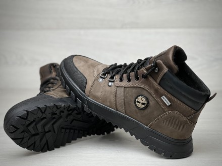 Спортивные кожаные ботинки на меху Timberland Boulder Trail Hiking Olive. Киев. фото 1 Спортивные кожаные ботинки на меху Timberland Boulder Trail Hiking Olive. Киев. фото 1