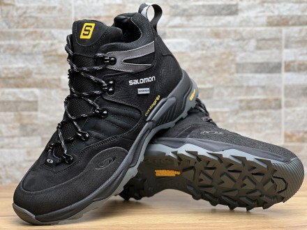 Спортивные кожаные ботинки, кроссовки термо Salomon Contagrip Gore-Tex. Киев. фото 1 Спортивные кожаные ботинки, кроссовки термо Salomon Contagrip Gore-Tex. Киев. фото 1