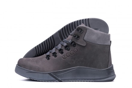 Зимові шкіряні спортивні черевики, кросівки на хутрі Nubuck Grey
Міцний верх із . . фото 11