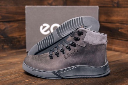 Зимові шкіряні спортивні черевики, кросівки на хутрі Nubuck Grey
Міцний верх із . . фото 4