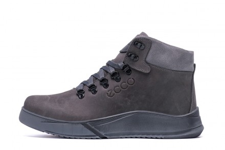 Зимові шкіряні спортивні черевики, кросівки на хутрі Nubuck Grey
Міцний верх із . . фото 9