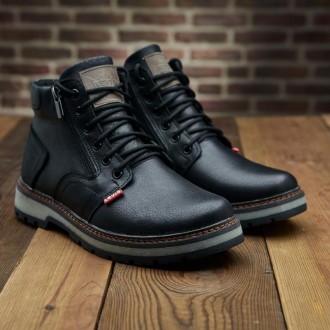 Кожаные зимние ботинки на меху Levis Torsten Boots
Levis - не просто красивая об. . фото 2