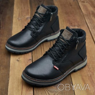 Кожаные зимние ботинки на меху Levis Torsten Boots
Levis - не просто красивая об. . фото 1