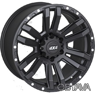 Диски литые R18 PCD6x139,7 на Tоyota, Lexus ZW 8510 BLK-R/M ET10 DIA108,1 9,0j К. . фото 1