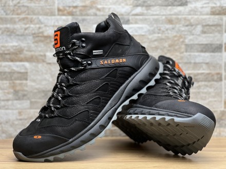 Кроссовки кожаные зимние Salomon Dragon Skin Winter Black
Salomon ― это высокоте. . фото 10