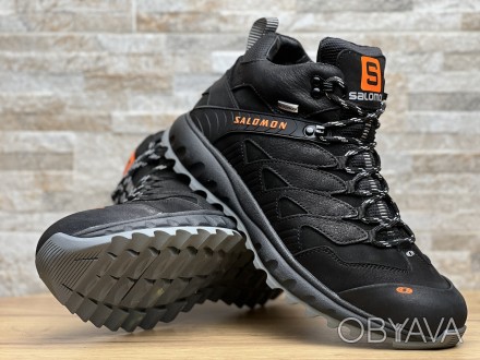 Кроссовки кожаные зимние Salomon Dragon Skin Winter Black
Salomon ― это высокоте. . фото 1