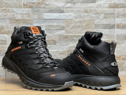 Кросівки зимові шкіряні Salomon Dragon Skin Winter Black
Salomon ― це високотехн. . фото 11