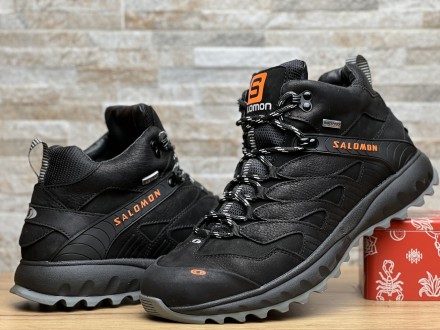 Кросівки зимові шкіряні Salomon Dragon Skin Winter Black
Salomon ― це високотехн. . фото 9