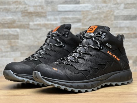 Кросівки зимові шкіряні Salomon Dragon Skin Winter Black
Salomon ― це високотехн. . фото 7