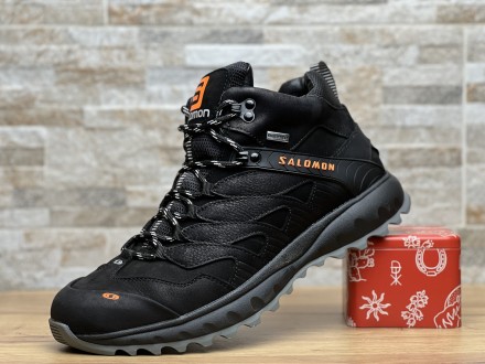 Кросівки зимові шкіряні Salomon Dragon Skin Winter Black
Salomon ― це високотехн. . фото 3