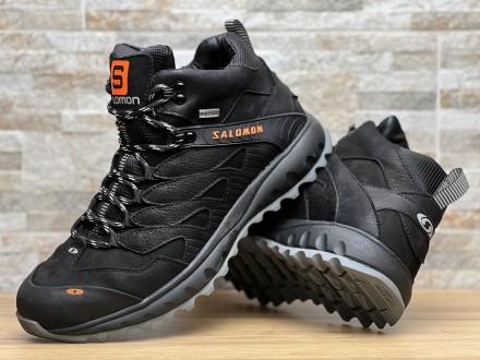 Кросівки зимові шкіряні Salomon Dragon Skin Winter Black
Salomon ― це високотехн. . фото 5