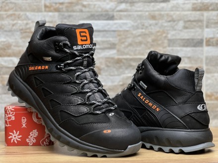 Кросівки зимові шкіряні Salomon Dragon Skin Winter Black
Salomon ― це високотехн. . фото 4