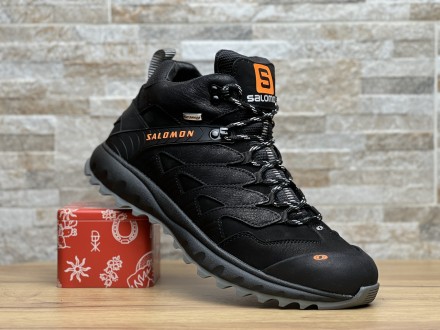 Кросівки зимові шкіряні Salomon Dragon Skin Winter Black
Salomon ― це високотехн. . фото 6