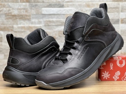 Кросівки термо чоловічі шкіряні Merrell Urban Gore-Tex Black. Київ. фото 1 Кросівки термо чоловічі шкіряні Merrell Urban Gore-Tex Black. Київ. фото 1