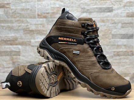 Кроссовки кожаные зимние Merrell Trekking Waterproof GTX. Киев. фото 1 Кроссовки кожаные зимние Merrell Trekking Waterproof GTX. Киев. фото 1