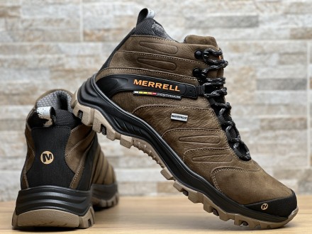 Кроссовки кожаные зимние Merrell Trekking Waterproof GTX 44. Киев. фото 1 Кроссовки кожаные зимние Merrell Trekking Waterproof GTX 44. Киев. фото 1