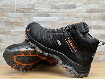 Кросівки шкіряні зимові Merrell Trekking Waterproof GTX
Спортивні шкіряні череви. . фото 9