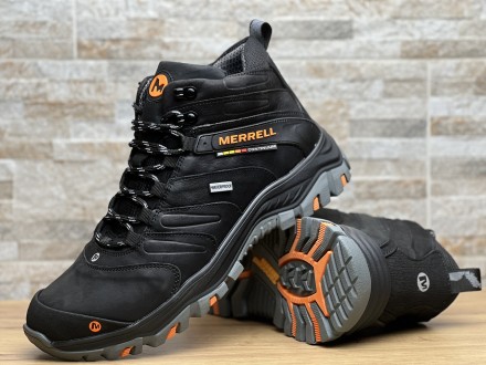 Кросівки шкіряні зимові Merrell Trekking Waterproof GTX
Спортивні шкіряні череви. . фото 3