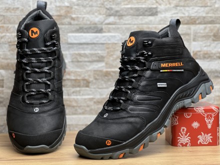 Кросівки шкіряні зимові Merrell Trekking Waterproof GTX
Спортивні шкіряні череви. . фото 7