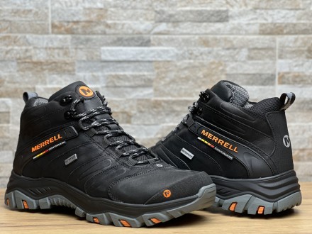 Кросівки шкіряні зимові Merrell Trekking Waterproof GTX
Спортивні шкіряні череви. . фото 8