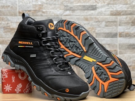 Кросівки шкіряні зимові Merrell Trekking Waterproof GTX
Спортивні шкіряні череви. . фото 6