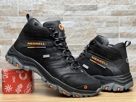 Кросівки шкіряні зимові Merrell Trekking Waterproof GTX
Спортивні шкіряні череви. . фото 2