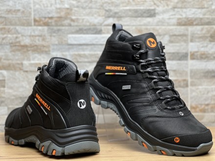 Кросівки шкіряні зимові Merrell Trekking Waterproof GTX
Спортивні шкіряні череви. . фото 3