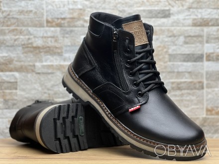 Шкіряні зимові черевики на хутрі Levis Torsten Boots
 
Levis - не просто красиве. . фото 1