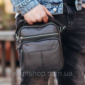 
Чоловіча сумка-барсетка через плече шкірянаTiding Bag TM-24974
 
Характеристики. . фото 2