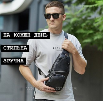 
Мужская сумка-слинг кожаная черная TIDING BAG TM-80887
 
Характеристики:
	Матер. . фото 10