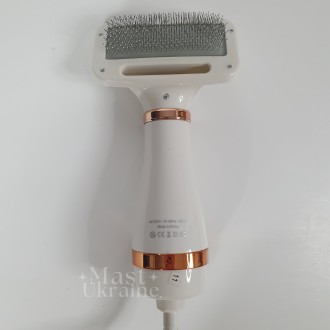 Щётка-фен для шерсти собак и кошек 2в1 PET Grooming Dryer массажёр расчёска для . . фото 2