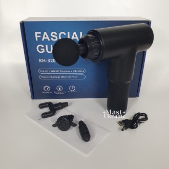 Мышечный массажер Fascial Gun используется для уменьшения мышечной боли, улучшен. . фото 3