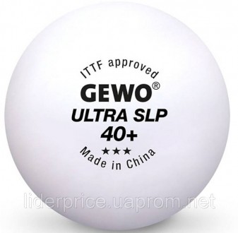 М'яч для настільного тенісу Gewo Ultra SLP 40+, розроблений німецькими інженерам. . фото 2