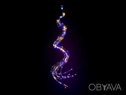 Гирлянда медный провод Конский хвост 3,0м 300LED (микс) COPPER-WIRE-300M-2 100шт. . фото 1