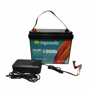 Акумуляторна батарея Ingeosolly 12V 100Ah - це високоефективне і надійне рішення. . фото 2