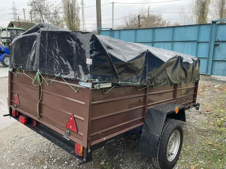 Причіп посилений 250х150х50 від виробника "ДНІПРО". Кам'янець-Подільський. фото 1 Причіп посилений 250х150х50 від виробника "ДНІПРО". Кам'янець-Подільський. фото 1