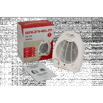 Тепловентилятор спиральный GRUNHELM FH-03 2000Вт.. Харьков. фото 1 Тепловентилятор спиральный GRUNHELM FH-03 2000Вт.. Харьков. фото 1