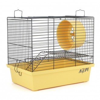 Клетка для грызунов "Хомяк 2"(330х230х290) краска коричневая беж. Ровно. фото 1 Клетка для грызунов "Хомяк 2"(330х230х290) краска коричневая беж. Ровно. фото 1
