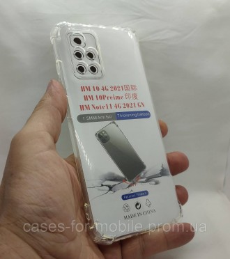 Прозрачный силиконовый чехол, бампер для Xiaomi Redmi 10 4G. Хмельницкий. фото 1