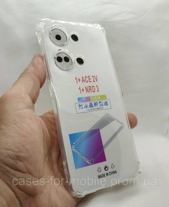 Прозрачный силиконовый чехол, бампер для OnePlus Nord 3. Хмельницкий. фото 1
