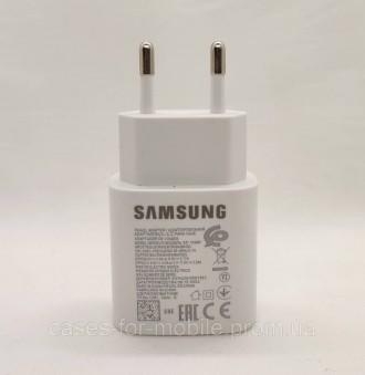 Комплект: Блок швидкого заряджання Samsung 25w PD3.0 (EP-TA800) БІЛОГО кольору з. . фото 5